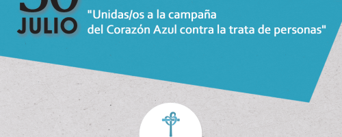 Seguimos sumándonos a la Campaña del Corazón Azul contra la Trata de Personas