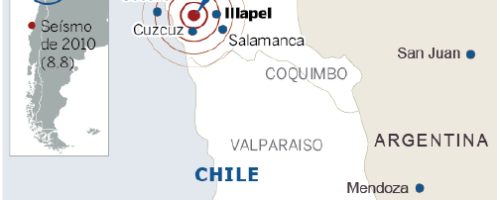 Terremoto 8.4 en Chile