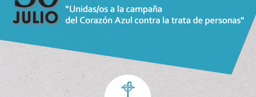 Seguimos sumándonos a la Campaña del Corazón Azul contra la Trata de Personas