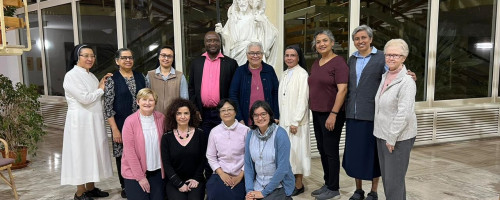 Hna. Carolina Madariaga se reunió con el Equipo Congregacional de Salvaguarda en Roma