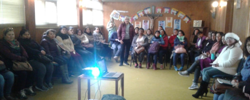 Taller de espiritualidad en colegios de Chile.