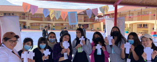 La comunidad del noviciado regional participó en un encuentro de la pastoral juvenil de la diócesis de San Felipe