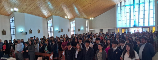 Ceremonia de Confirmación en colegio Santa María Eufrasia de Ovalle