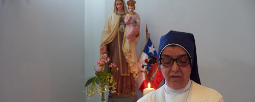 Hermana Angélica Camus Santos renueva sus Votos Perpetuos